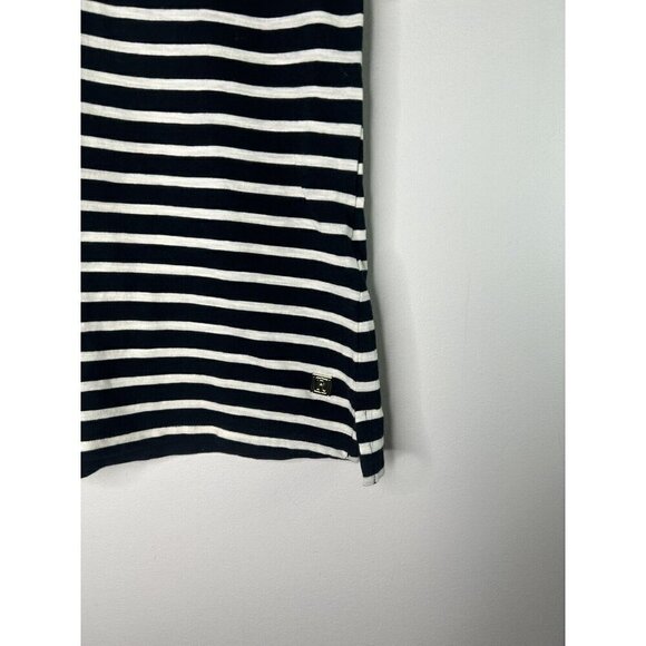 Rafaella Weekend Womens Black White Stripes Tank Sleeveless Size Small NWT - Picture 5 of 10